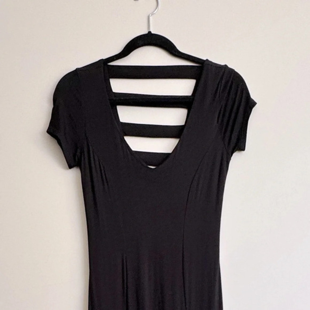 Black Cutout Maxi Dress Size S